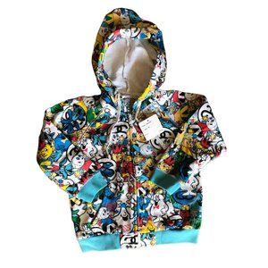 Vintage Rare Deadstock Stussy Kids Hoodie 5T NWT